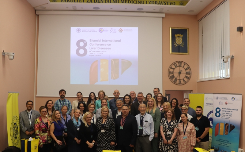 The 8th Biennial International Conference on Liver Diseases was held at the Faculty of Dental Medicine and Health in Osijek