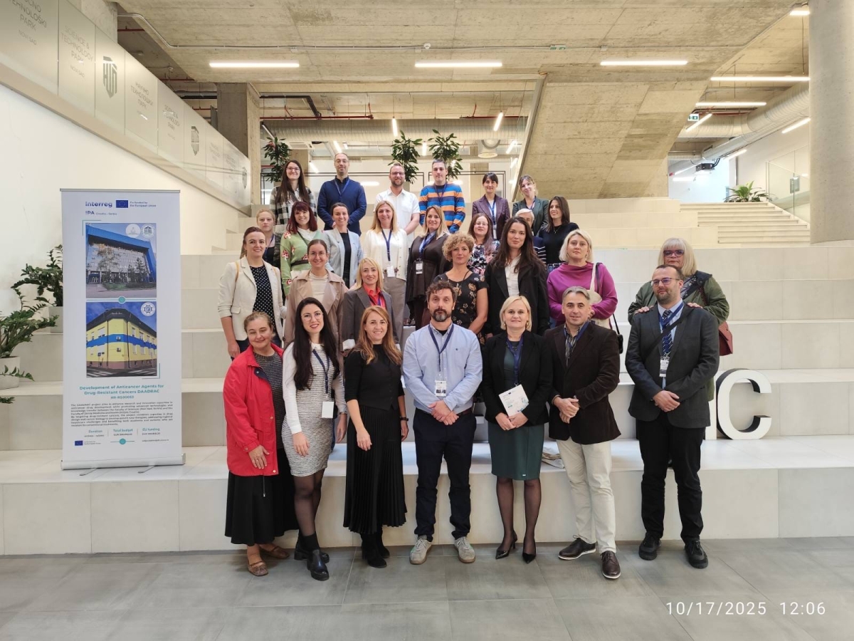 Posjet Novom Sadu u sklopu projekta DAADRAC – održavanje radionice “Tackling drug resistance in cancer”